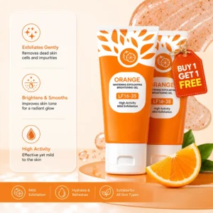 2026 Orange Exfoliating Cleansing Gel Scrub